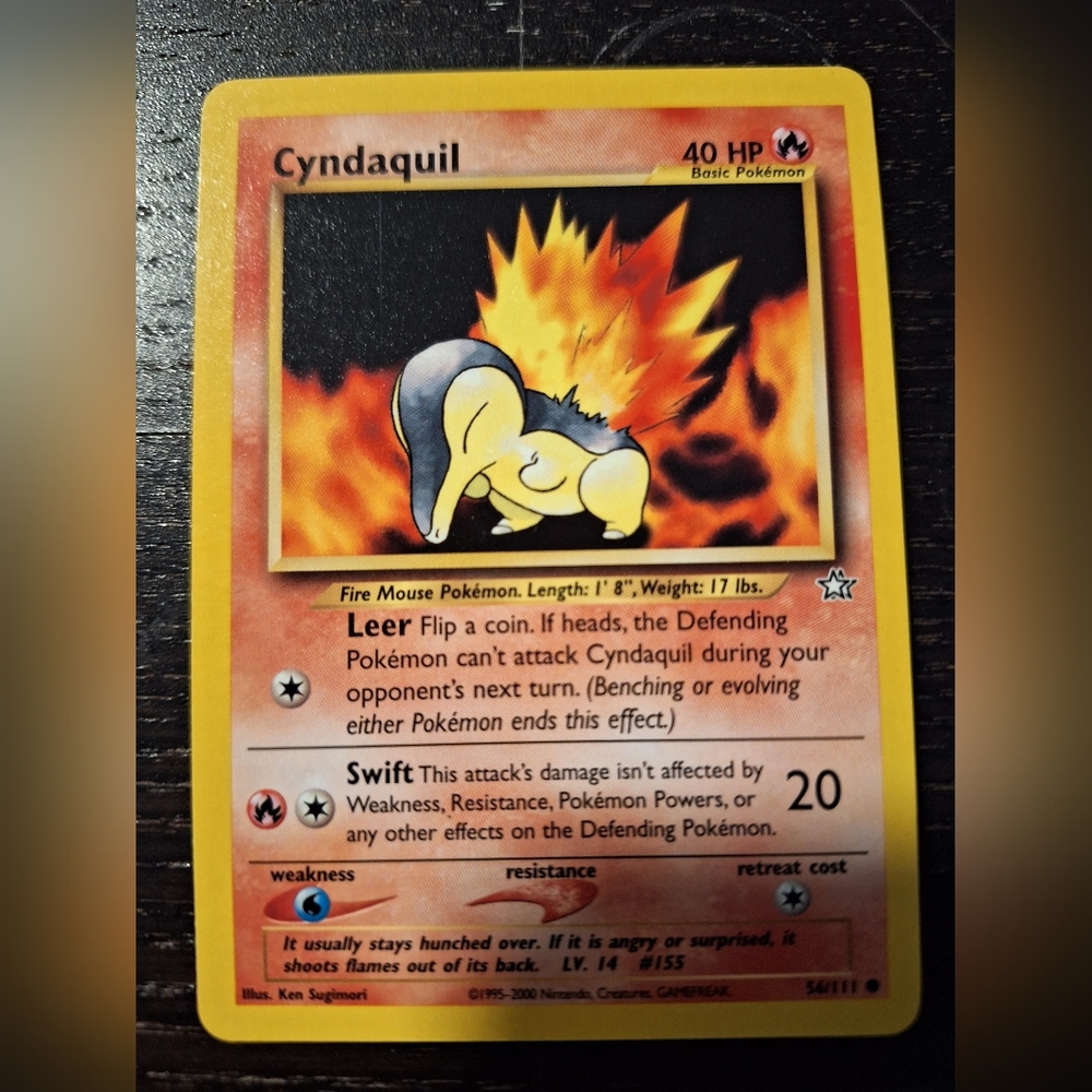 Pokémon Cyndaquil 56/111 Neo Genesis